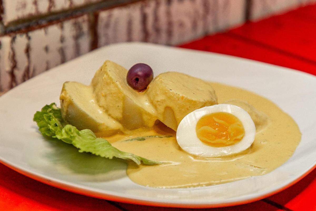 Papa a la huancaina, boiled Peruvian yellow potatoes in a cheesy sauce with hard-boiled egg and black olive, is another classic Peruvian dish that will be served at Maty’s.
