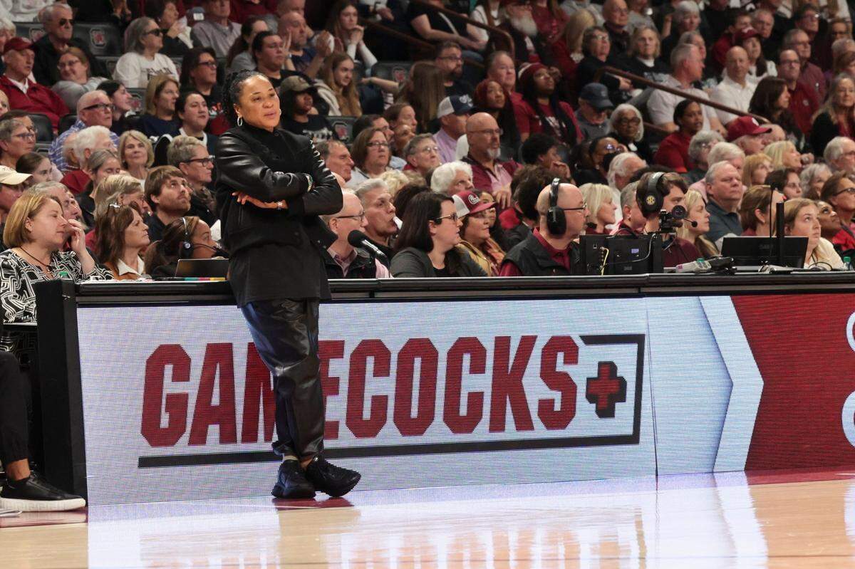 Dawn Staley has coached South Carolina to three women’s basketball NCAA Tournament championships. No. 15 Kentucky will travel to Columbia to face the No. 6 Gamecocks on Sunday in the regular-season finale for both teams.