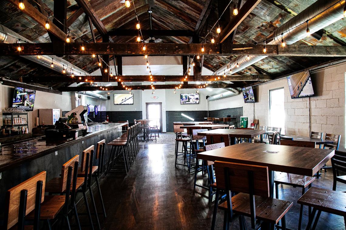 The Quarter’s indoor tap house in downtown Richmond includes cornhole, dart boards and arcade games.