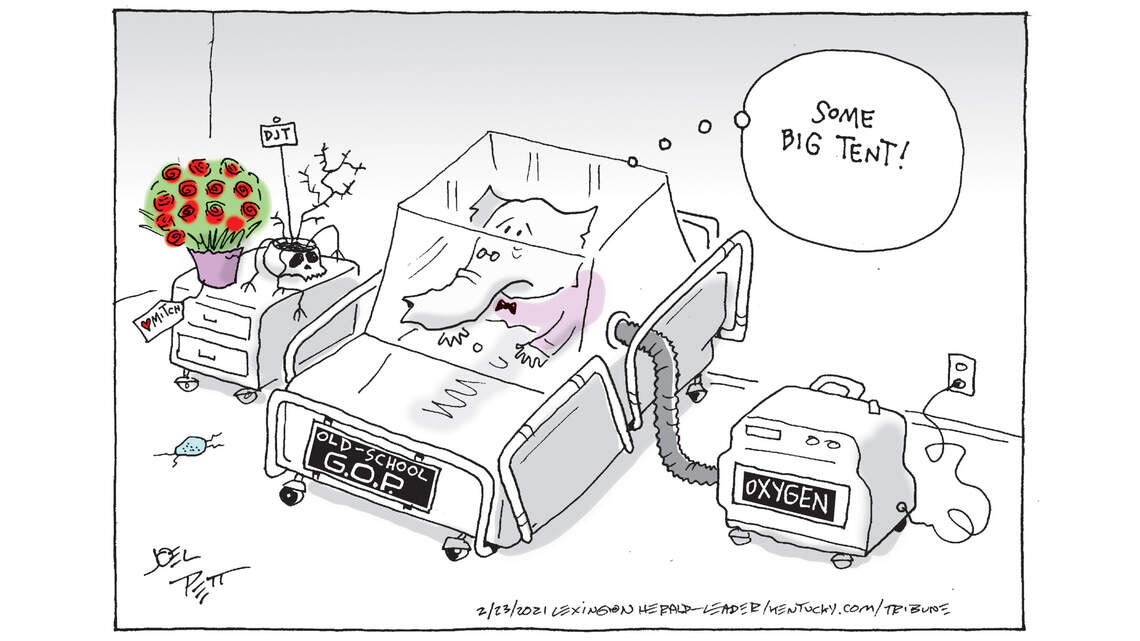 Joel Pett: Old-school Republicans on life support