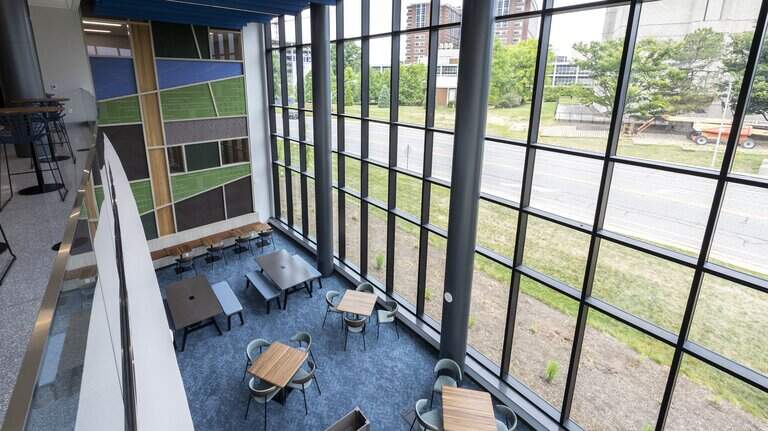 New UK agriculture building helps make way for hospital expansion. See inside