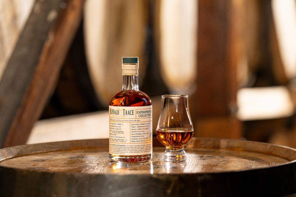 Buffalo Trace Distillery is releasing its latest bottle from the Experimental Collection: Spirits Distilled from Grain and Hops, available beginning late January at the gift shop. It’s 90 proof and priced at $46.99.