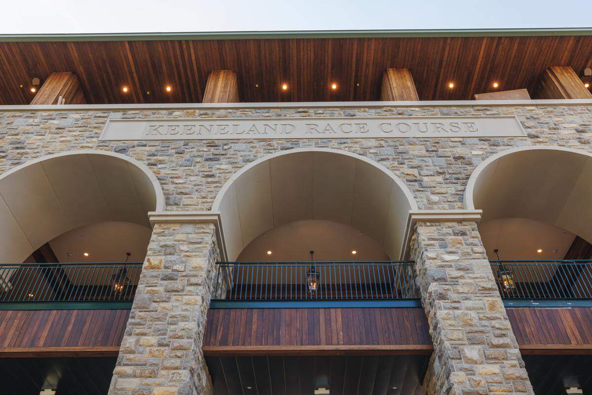 Keeneland’s new three-level Paddock Building is the result of a major construction project at the Lexington track.