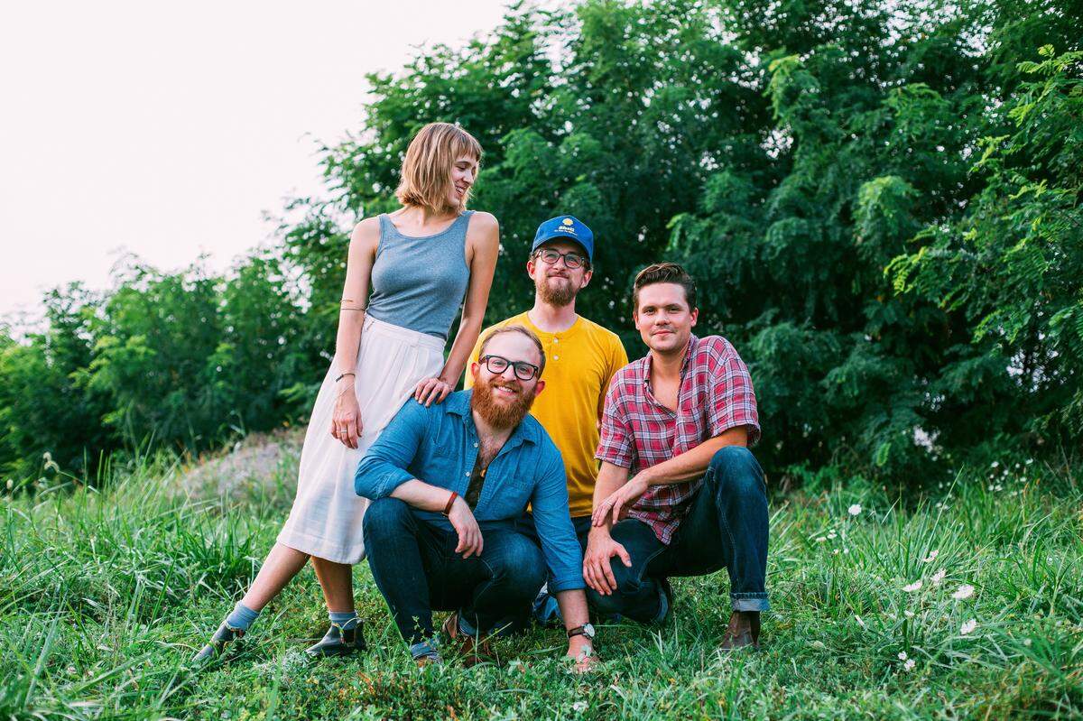 Lylak members include (left to right): Elizabeth Varnado on vocals/guitar/violin, Paul Varnado on bass, Zachary Martin on drums and Gideon Maki on vocals/guitar.
