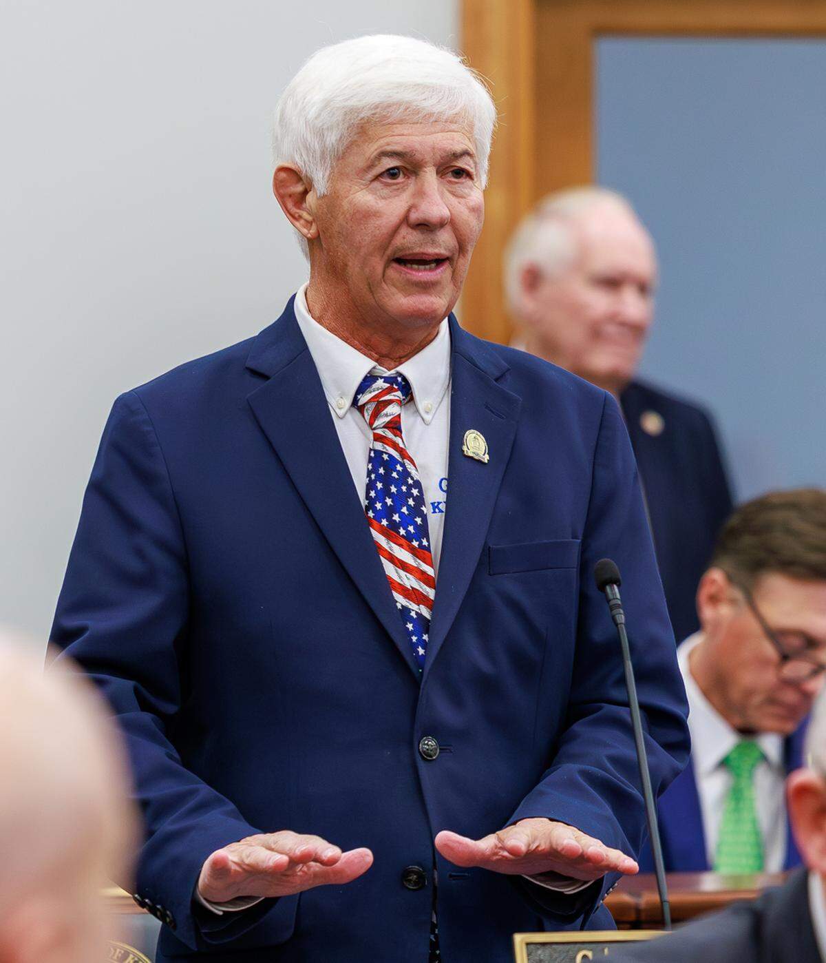 Sen. Gary Boswell, R-Owensboro, comments on Senate Bill 10, which proposes to amend sections of the state constitution related to gubernatorial pardons, in January 2026.