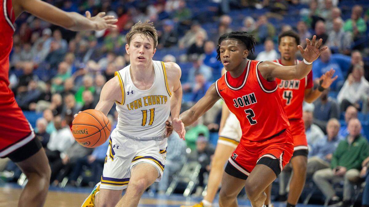 Lyon County guard Travis Perry led the school to its first Sweet Sixteen appearance in 71 years during the 2021-22 season.