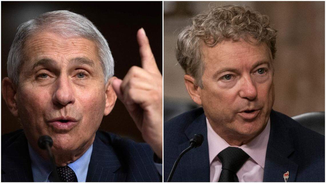 Dr. Anthony Fauci and Sen. Rand Paul had a heated exchange Wednesday on the Senate floor.