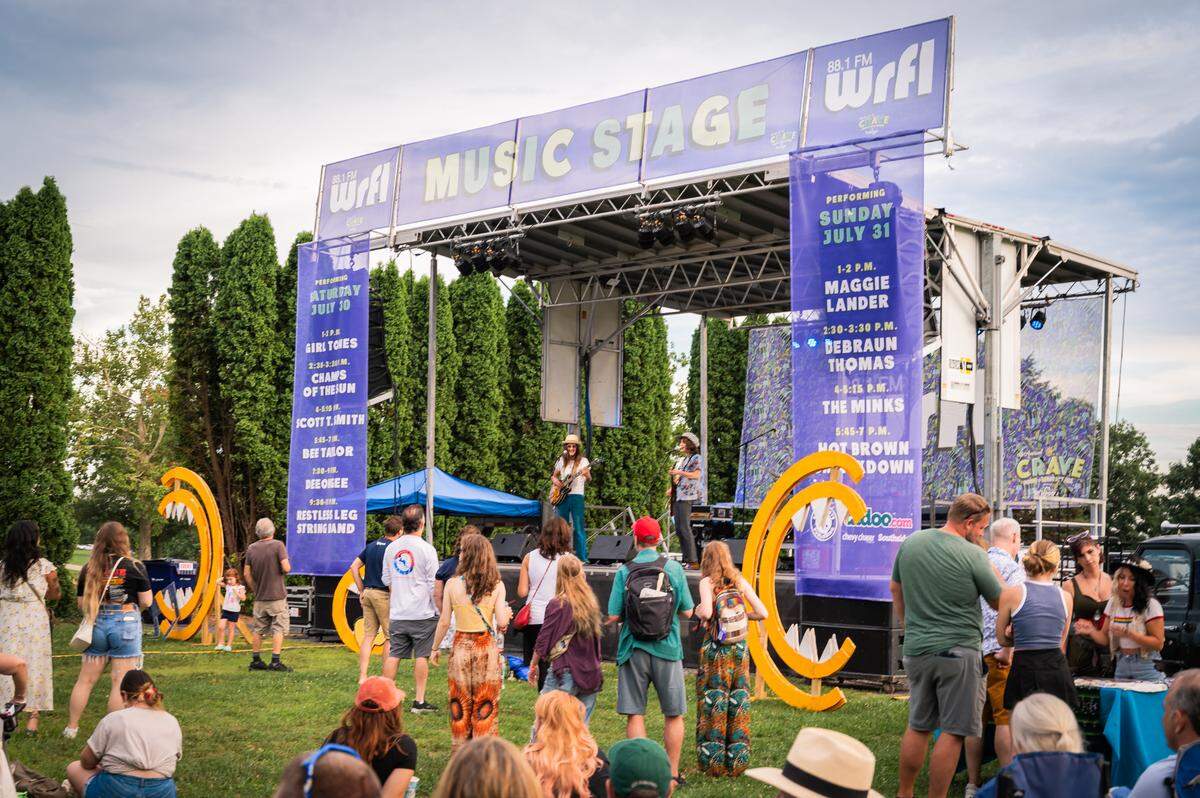 CRAVE Food + Music Festival plans to return in 2026 at the new Gatton Park downtown.