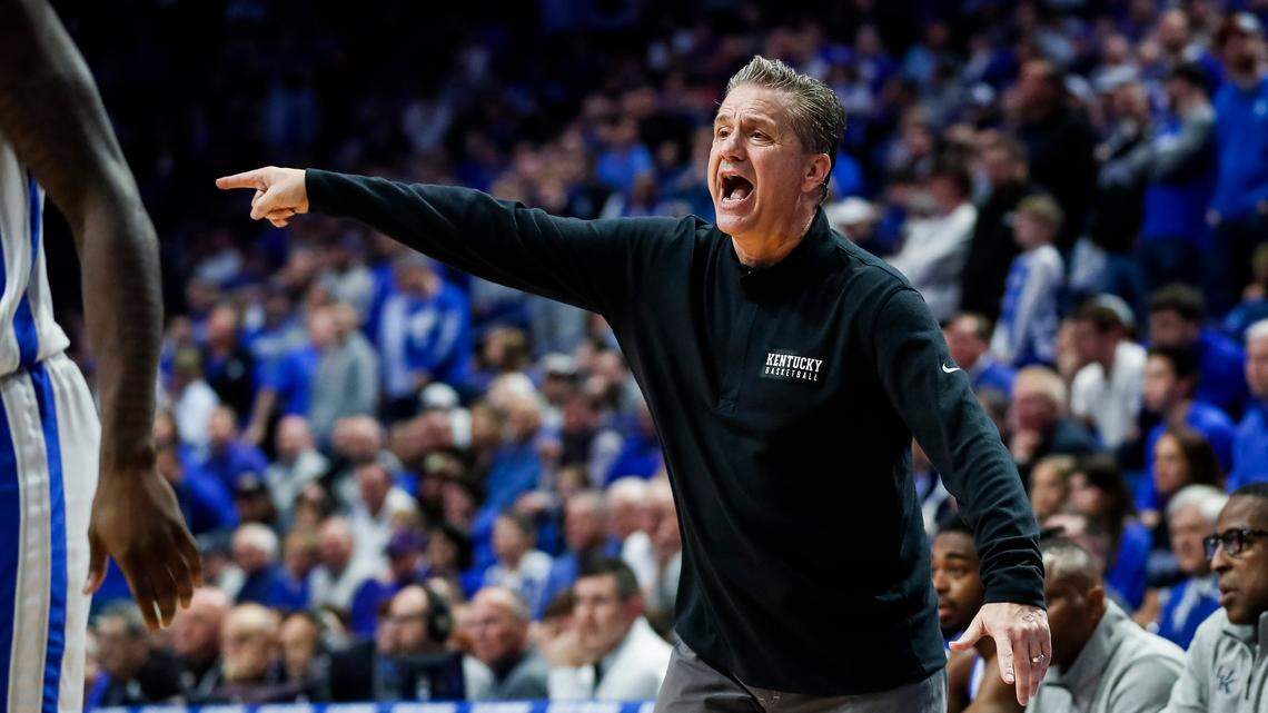 John Calipari discusses Kentucky basketball’s second-half comeback against Georgia