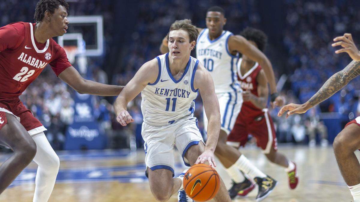 Box score from No. 8 Kentucky basketball’s 102-97 SEC loss to No. 4 Alabama