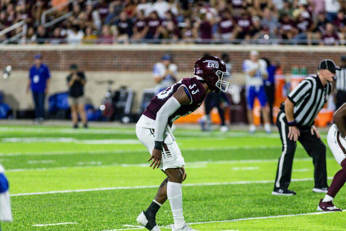 Eastern Kentucky redshirt senior linebacker Matthew Jackson was an ASUN all-conference selection in 2021. He will be one of the most experienced players on defense in 2022 for the Colonels.