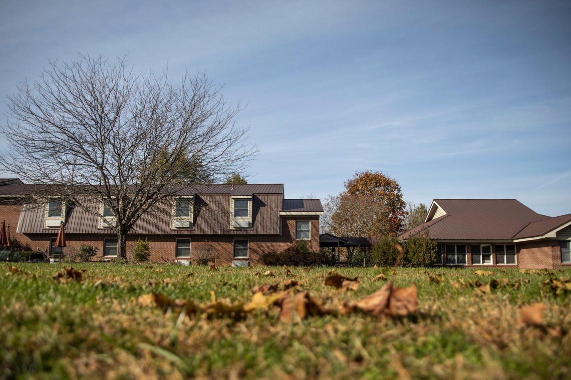 The Cliffview Retreat and Conference Center in Garrard County, Ky. Photographed Friday, Nov. 8, 2019. The retreat center has become a second shelter space for clients at the Catholic Action Center.