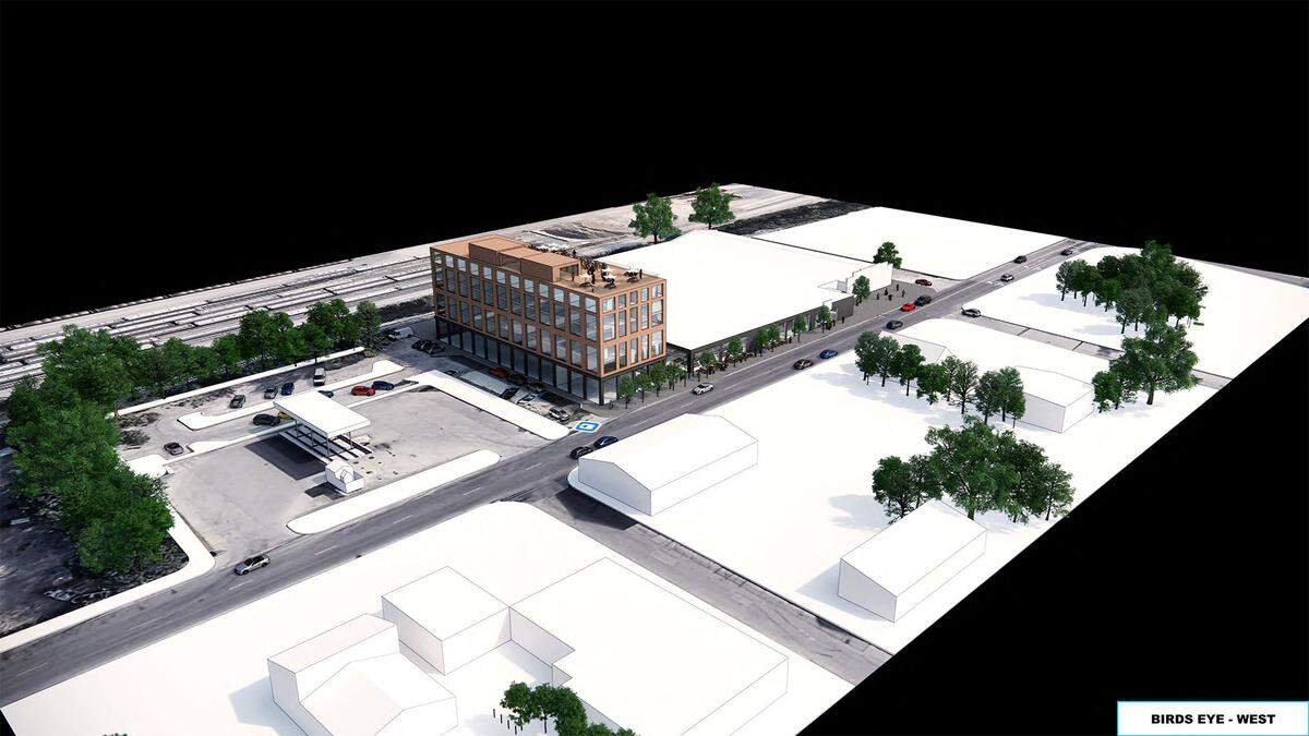 A six-story, 125-room hotel on Manchester Street would have event space, a rooftop bar and a restaurant.
