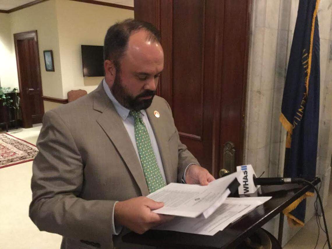 Bryan Sunderland, who was deputy chief of staff to former Gov. Matt Bevin, now works for the Cicero Institute, where he advocates a ban on public camping by homeless people.