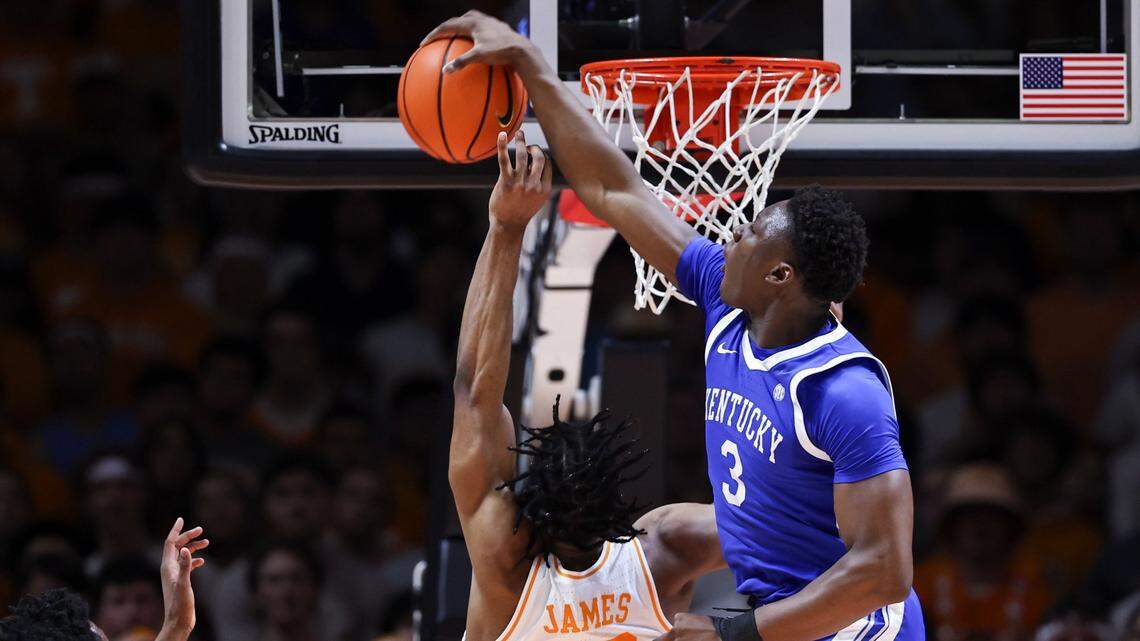 Box score from No. 15 Kentucky basketball’s 85-81 win at No. 4 Tennessee
