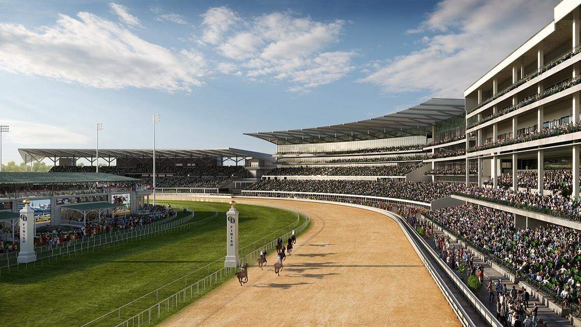 Big changes are coming to the home of the Kentucky Derby, including new seating in the Skye Terrace, which will be replaced with a new five-story Skye Project from the finish line to the first turn.