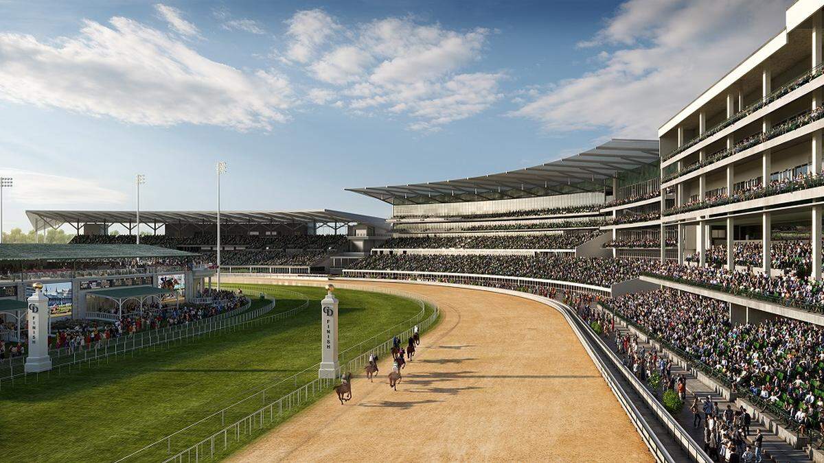 Big changes are coming to the home of the Kentucky Derby, including new seating in the Skye Terrace, which will be replaced with a new five-story Skye Project from the finish line to the first turn.