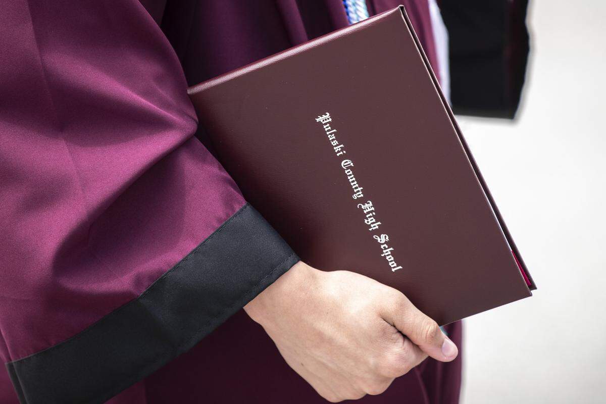 “It’s not normal, so that kind of stinks,” said Kathryn Claiborne, a school counselor. “But I think people are glad they’re still able to celebrate.”