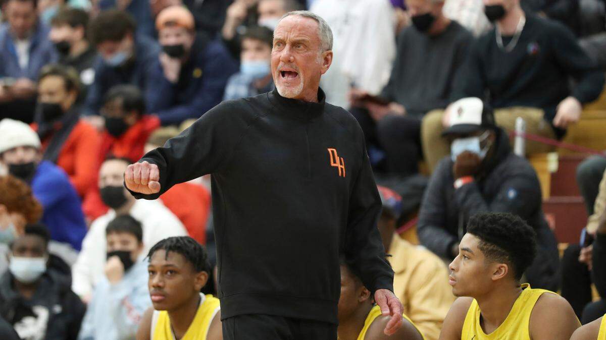 Steve Smith coached Oak Hill Academy against La Lumiere at the Hoophall Classic on Jan. 15 in Springfield, Mass. The Kentuckian says he plans to retire after this season.