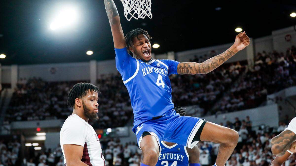 Daimion Collins averaged 1.9 points and 1.9 rebounds per game for the Kentucky Wildcats this past season.