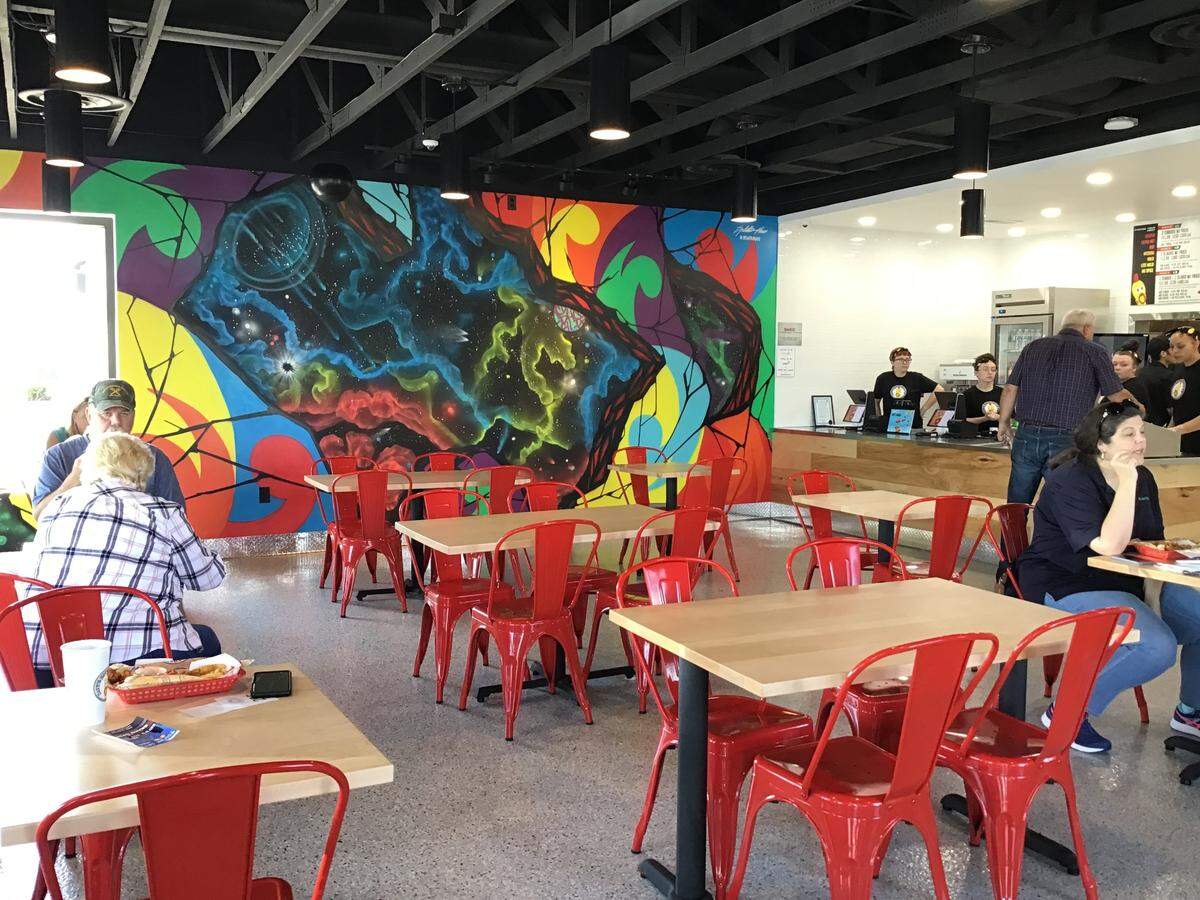 Mural inside the Dave’s Hot Chicken, 2630 Richmond Road, opening Aug. 5.