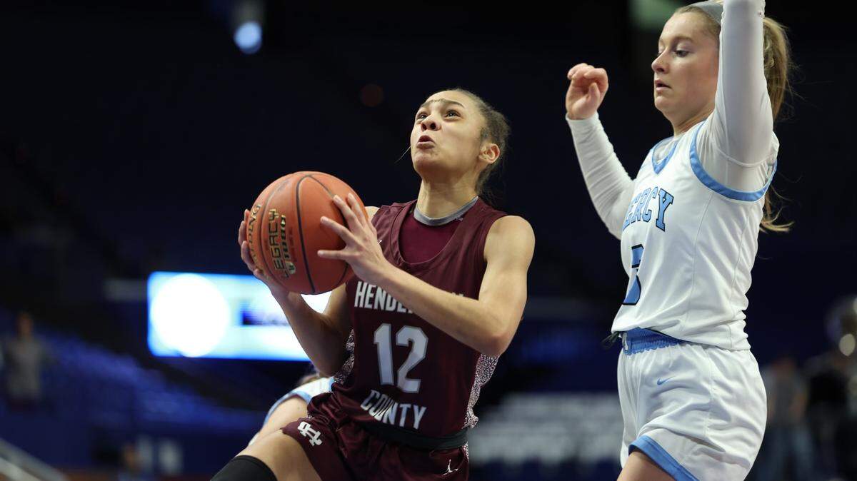 Shalyn Sprinkles made three of five three-pointers and 10 of 12 free throws for the Lady Colonels.