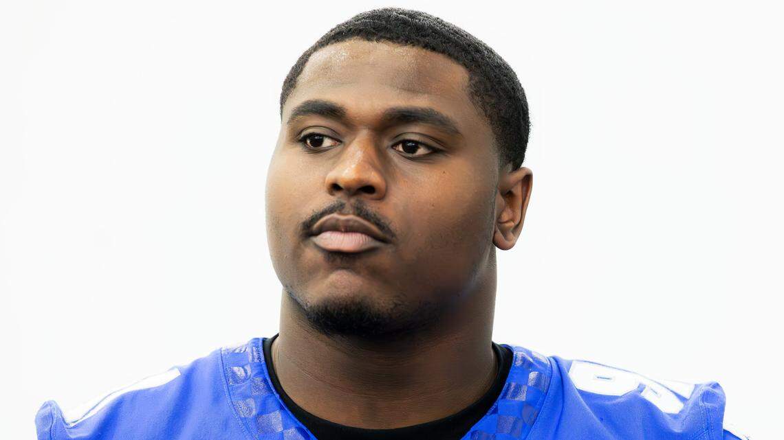  Given a path to playing time in UK’s 38-7 win over Florida by an injury, Wyoming transfer defensive tackle Jaden Williams tied for the team lead with six tackles.