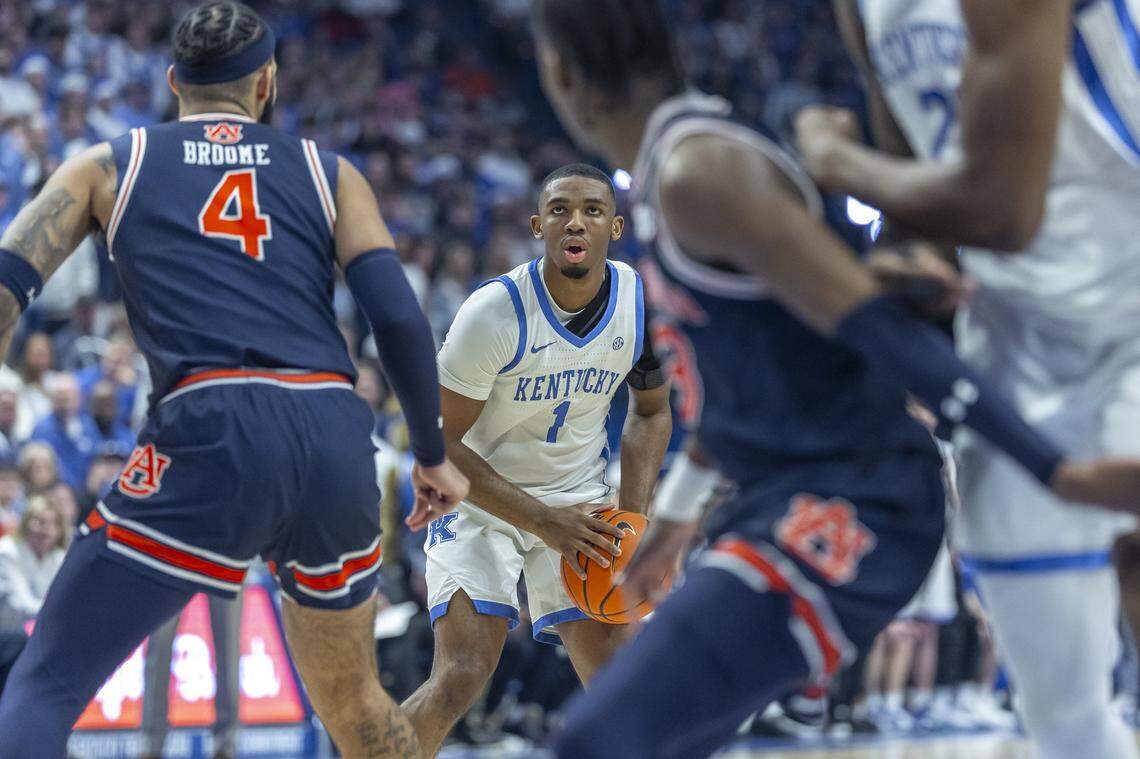 Kentucky guard Lamont Butler scored 15 points but ended up with zero assists and five turnovers in the 94-78 loss to No. 1 Auburn on Saturday.