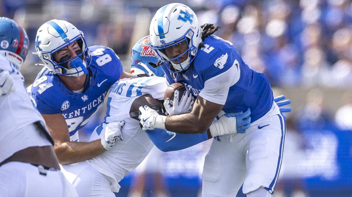 Final statistics from Kentucky football’s 30-23 loss to No. 20 Ole Miss