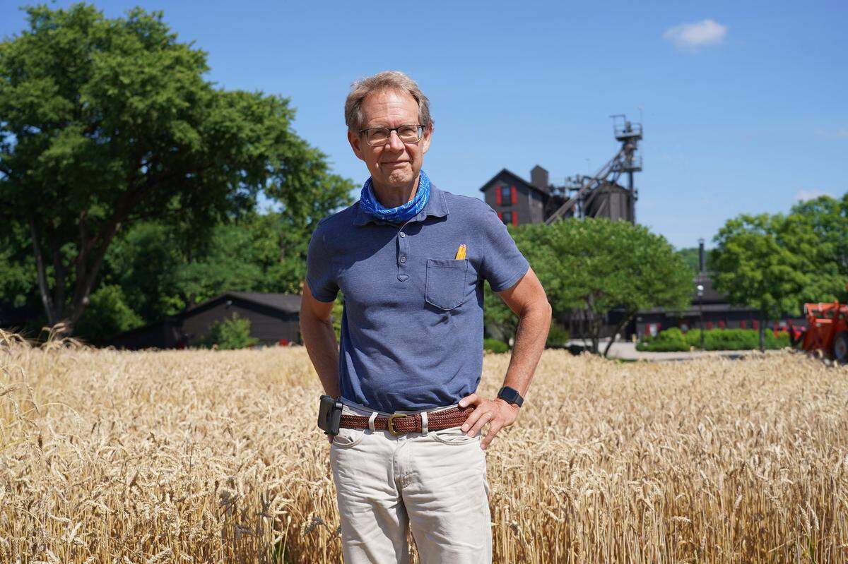 University of Kentucky wheat expert David Van Sanford has been breeding and testing different varieties of wheat across the commonwealth, including at Maker’s Mark Distillery in Loretto, where the bourbon makers are hoping to unlock the secrets of flavor in the grain.