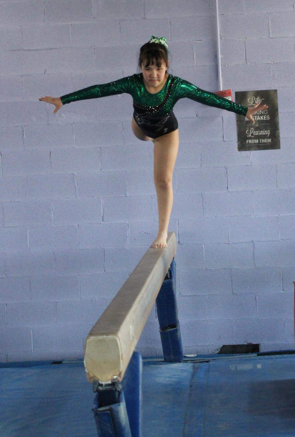Artistic gymnast Aliya White of Lexington will be the youngest member of Team Kentucky at the 2018 USA Games at 12 years old.