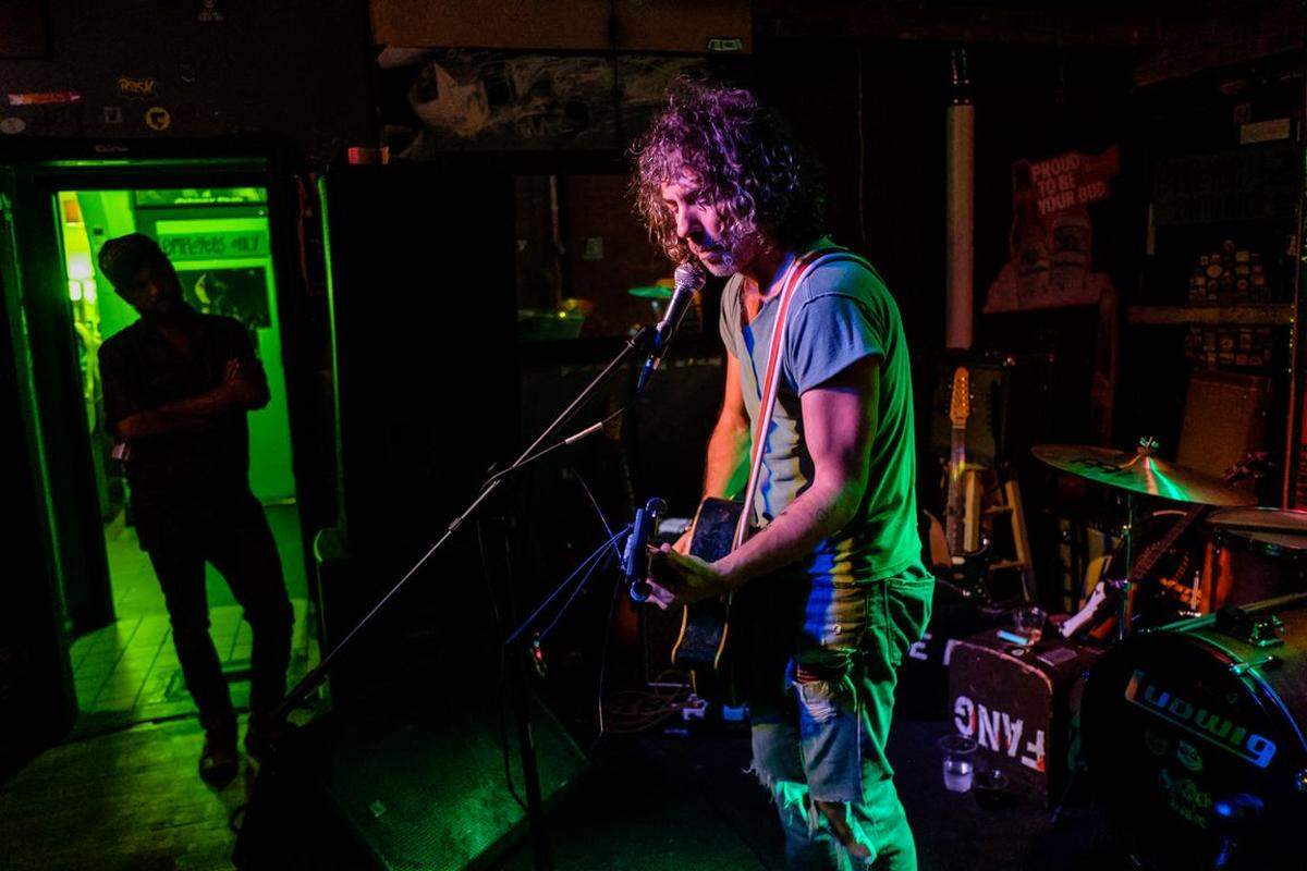 Roboby Cosenza at The Green Lantern in August 2018.