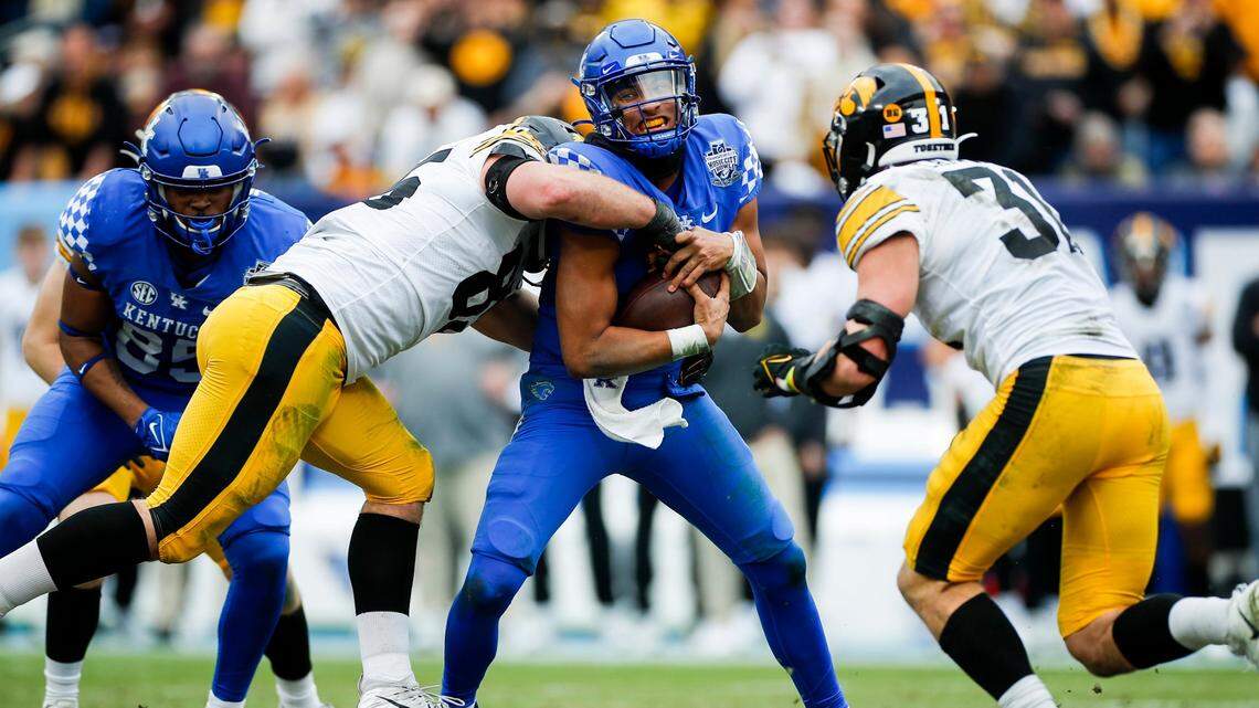 Kentucky football shut out for first time since 2019 in Music City Bowl loss to Iowa