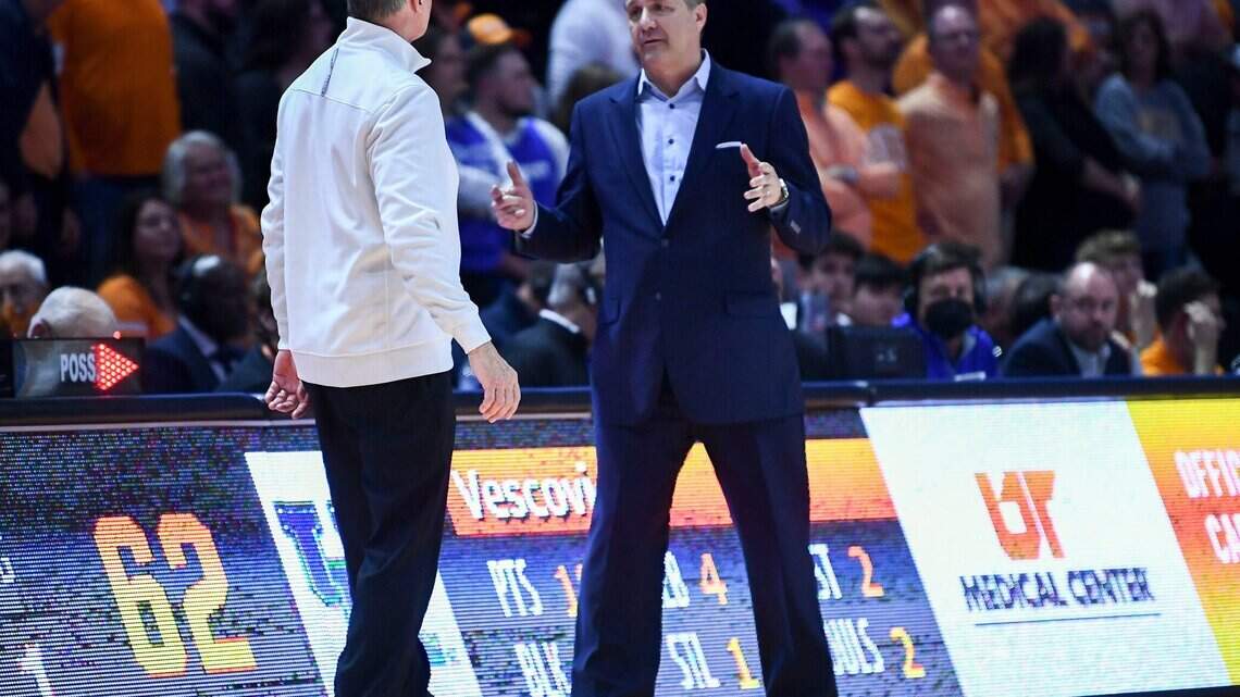 Two old coaching friends meet again when Kentucky and Tennessee play Saturday night