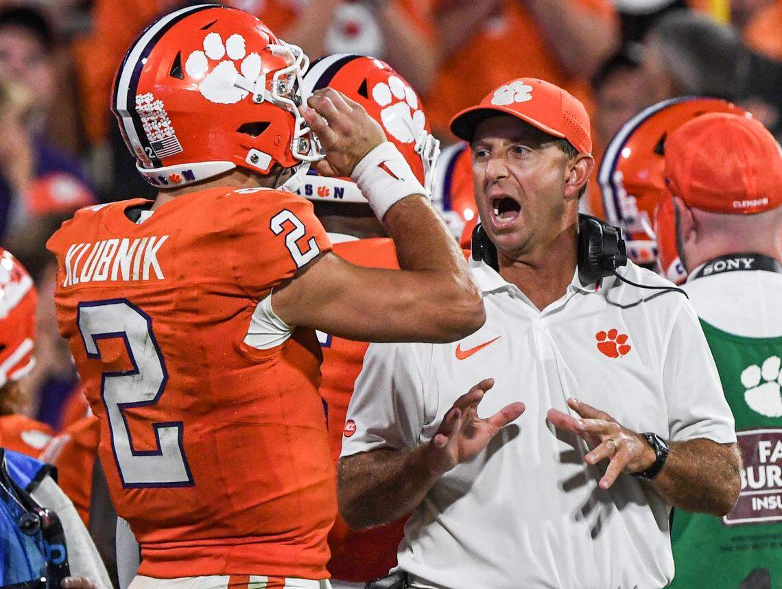 Clemson head coach Dabo Swinney has led the Tigers to an 8-4 record this season, the team’s most losses in one year since 2011.