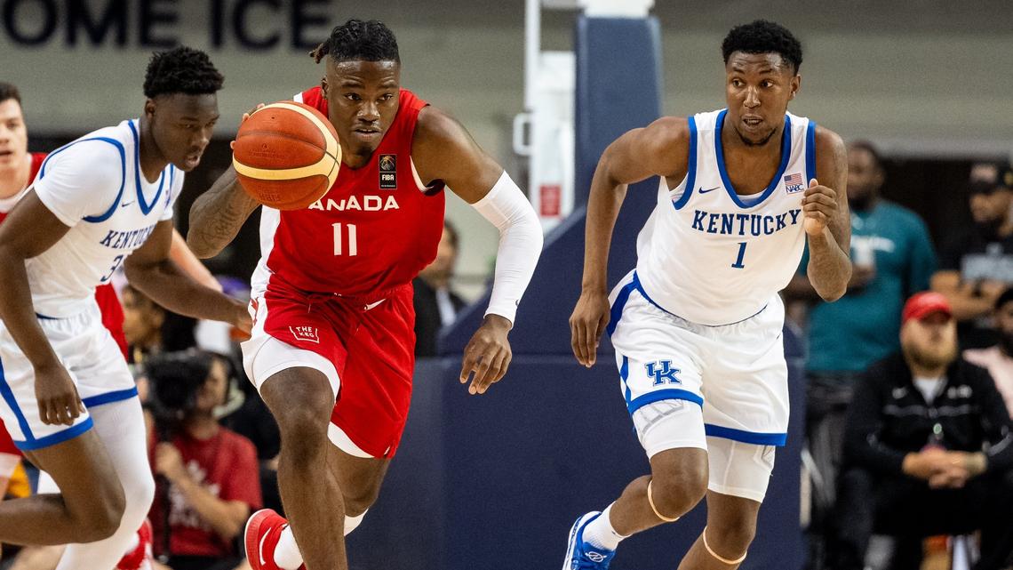Box score from Kentucky basketball’s win over Canada in 2023 GLOBL JAM gold medal game
