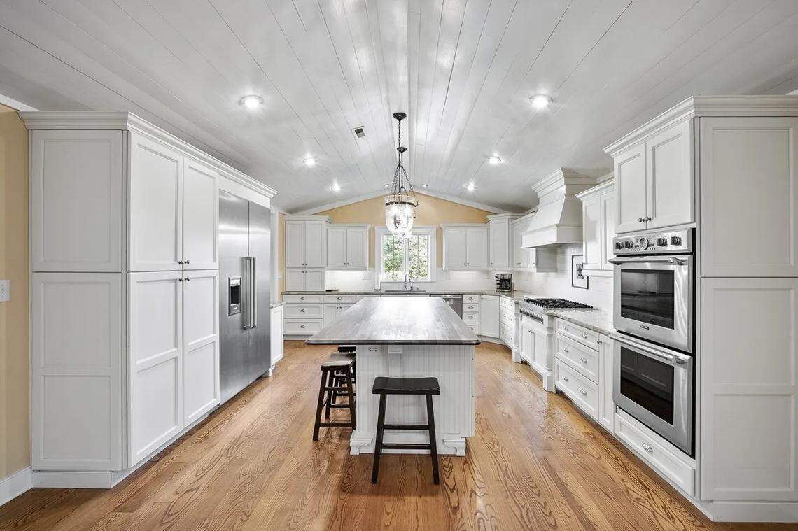 A view of the kitchen at 315 Heritage Road in Woodford County.