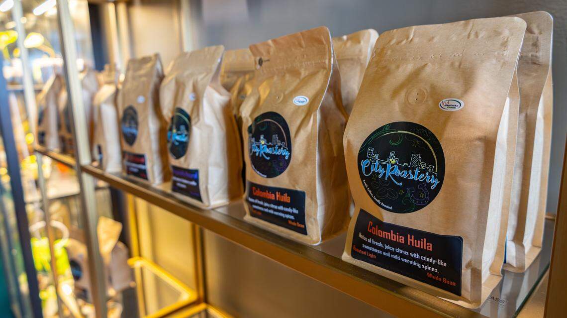 Local coffee makers share their brand with Brewtanicals Coffee House & Plant Lounge on March 25, 2026, in Richmond, Ky.