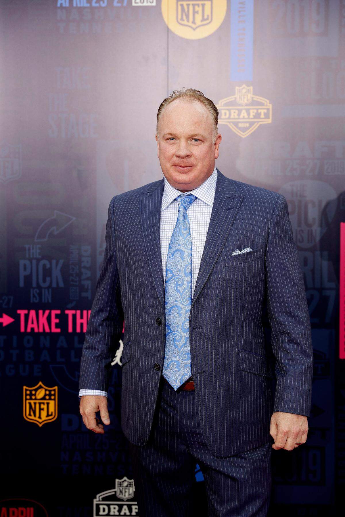 Kentucky head coach Mark Stoops walked the red carpet in Nashville ahead of Thursday night’s first round of the NFL Draft. Five of his players were selected during the three-day, seven-round draft.