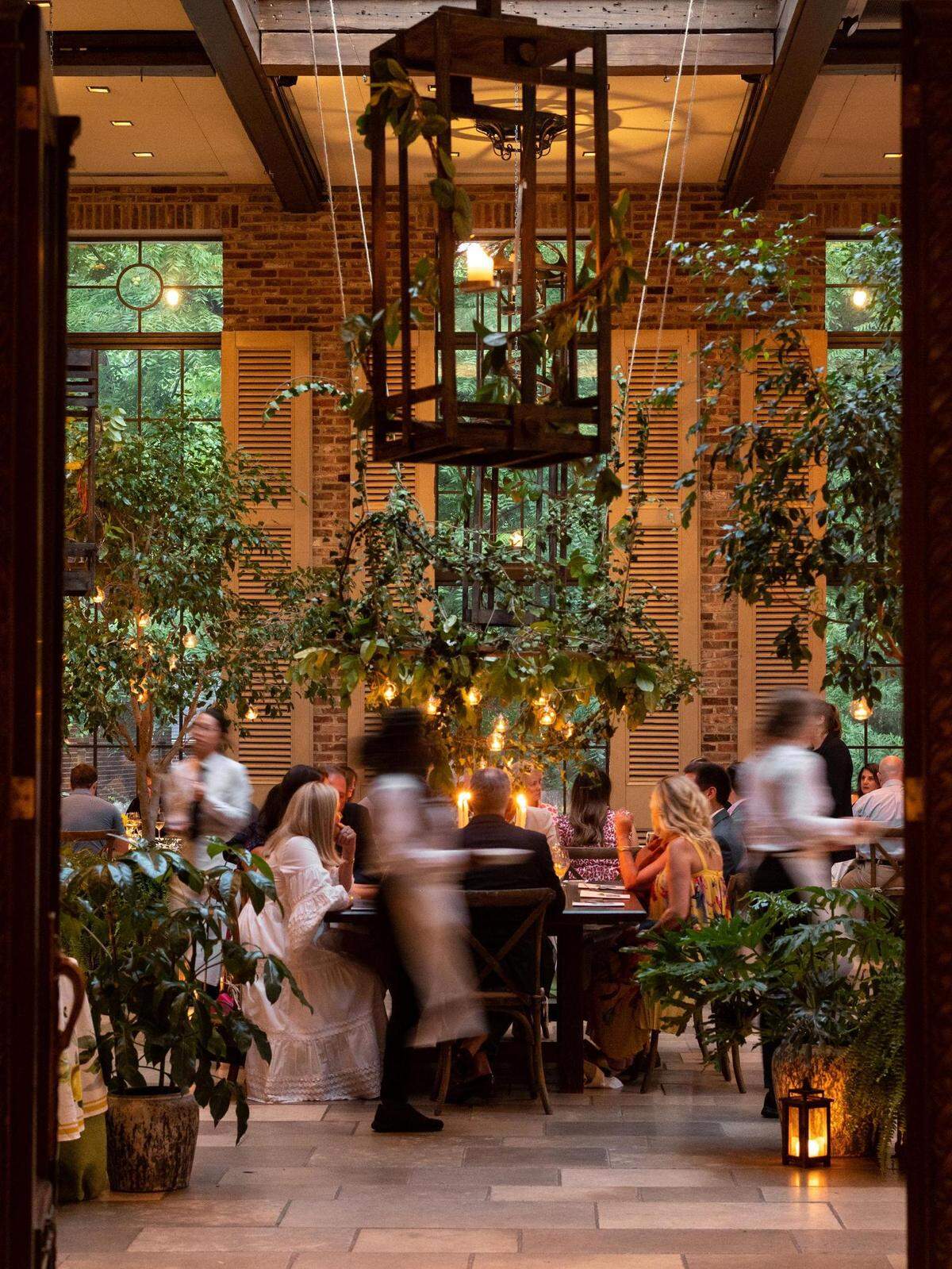 The venue at Apiary is decorated for the atmosphere for each dinner.
