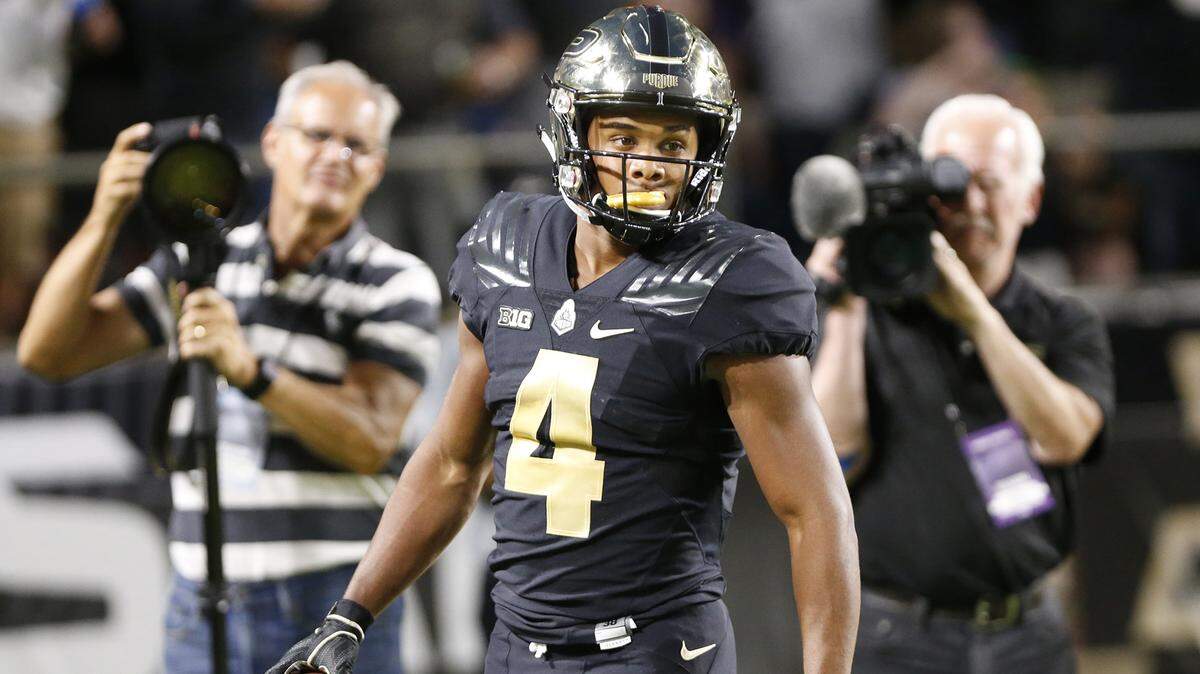 Rondale Moore has been a star in his freshman season at Purdue University. Moore played his last two high school seasons at Trinity High School in Louisville.
