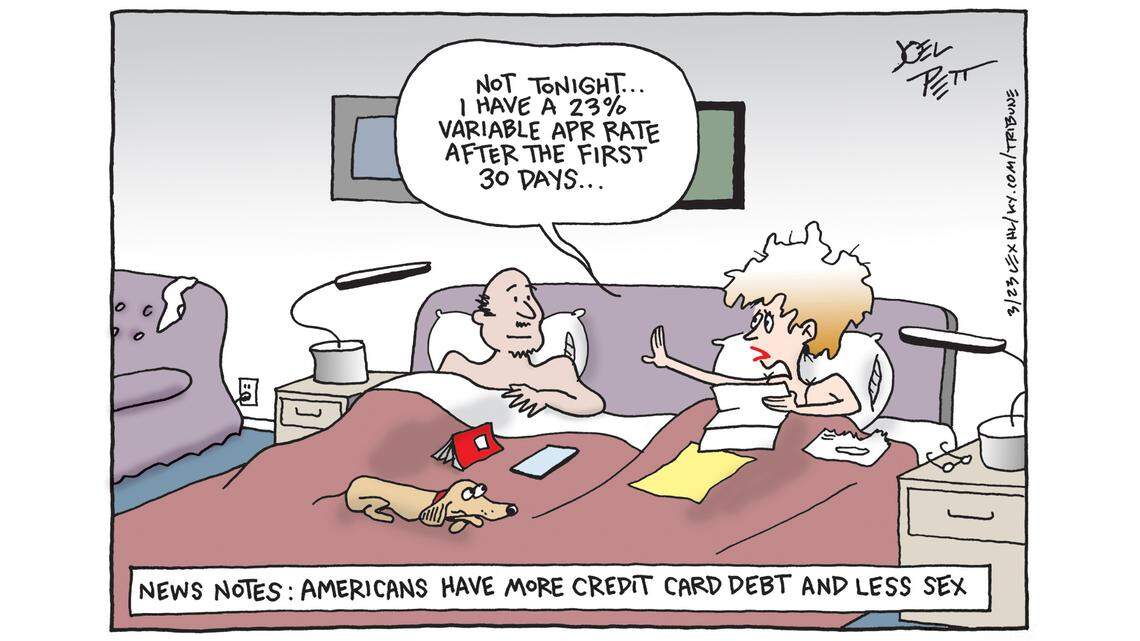 Joel Pett: Debt hurts