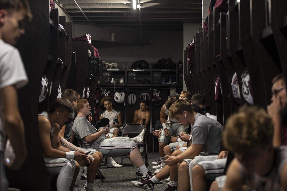 The Pikeville Panthers prepare for their game against Raceland Friday, Sept. 13, 2019.