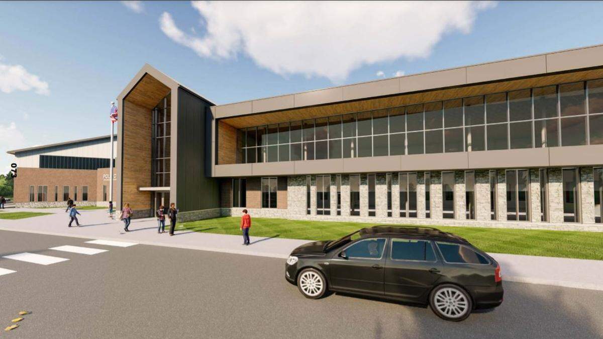 Here is a rendering of Lexington’s next middle school, set to open in 2025 on Polo Club Boulevard, as of June 2022.