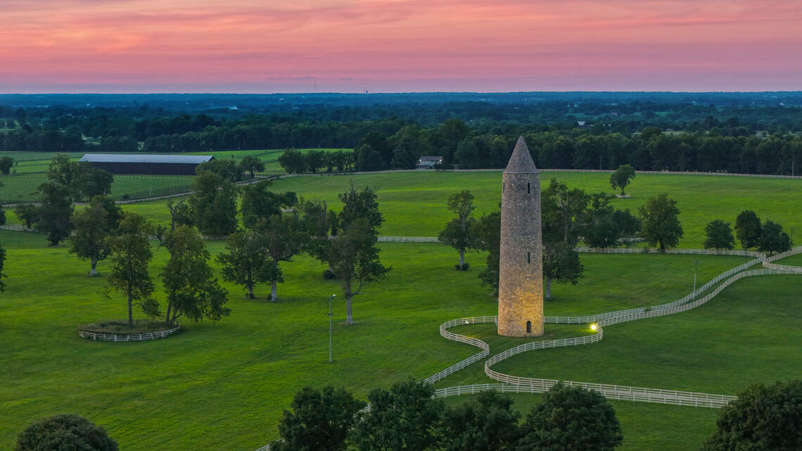 What makes Kentucky horse farm worth $50M-plus? Location, history and a ‘medieval’ tower