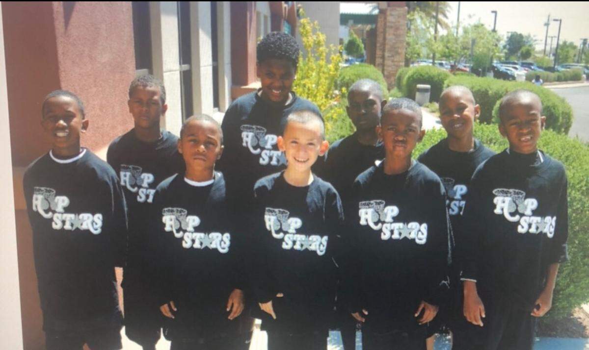 Kentucky guard Lamont Butler, third from the right, played organized basketball for the first time at 7 years old. He was in a 9-and-under league and won top defensive player honors.