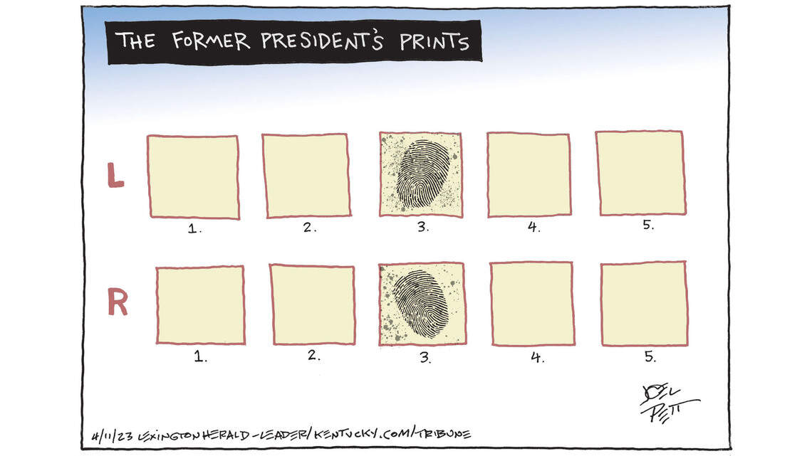 Joel Pett: Flipping off America