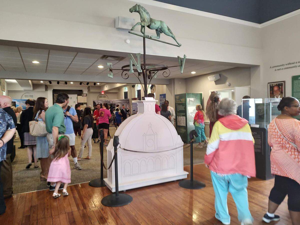Visitors checked out exhibits at the Lexington History Museum on North Broadway at the grand opening Saturday.