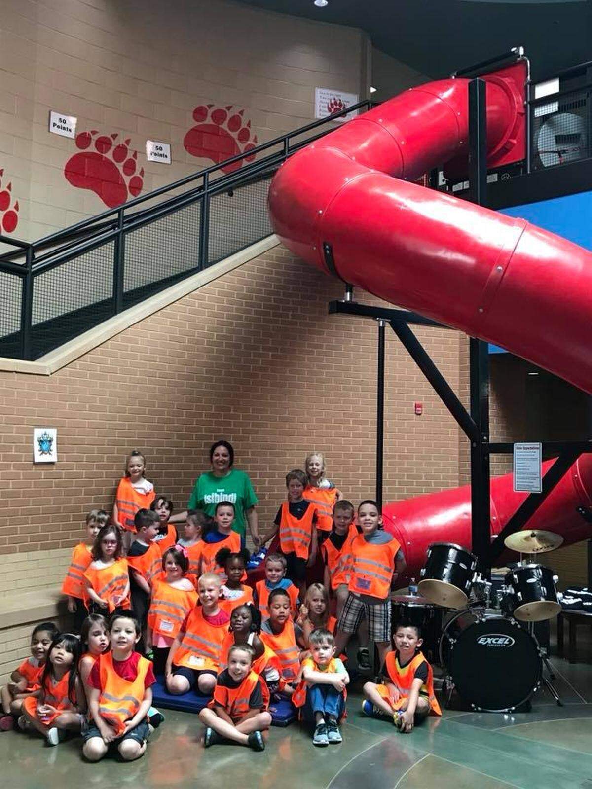 Bristow Elementary introduced the slide when school started Wednesday and Principal Chris Stunson said there was an air of celebration among students, staff and families