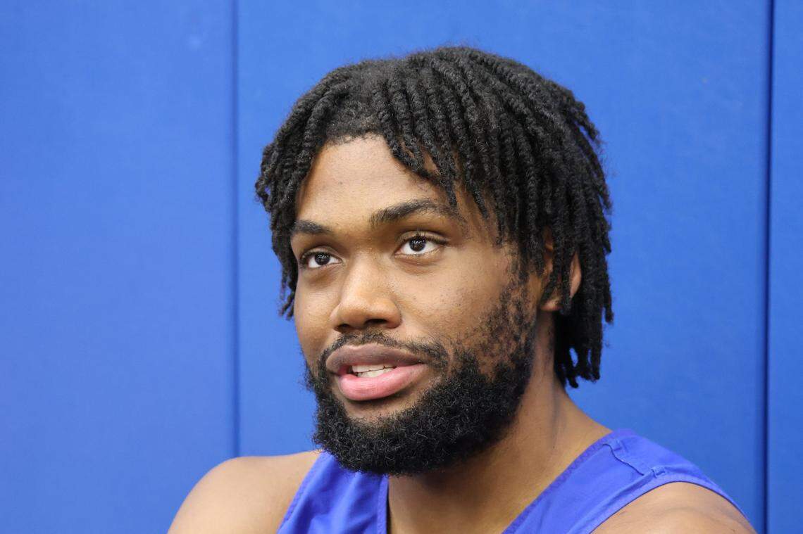 Ansley Almonor is looking forward to his senior season at Kentucky. “It’s a lifelong goal, a lifelong dream. So it’s just a surreal feeling.”